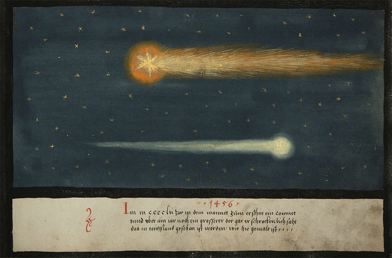 Illustration for article titled Stunning Depictions of Ancient Comets That Scared the Hell Out of Humans